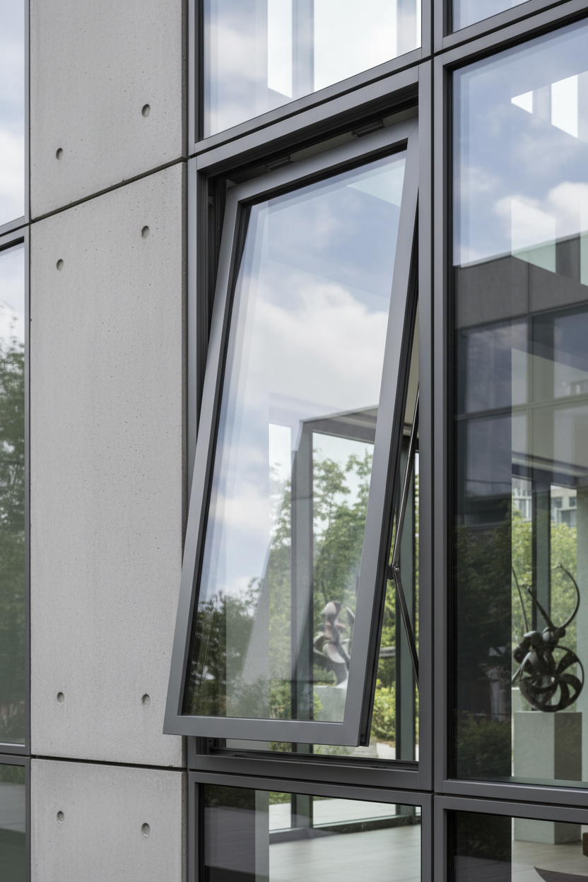 F65ATB awning casement window