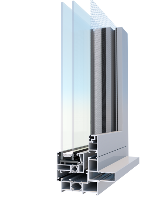 F65ATB awning casement window