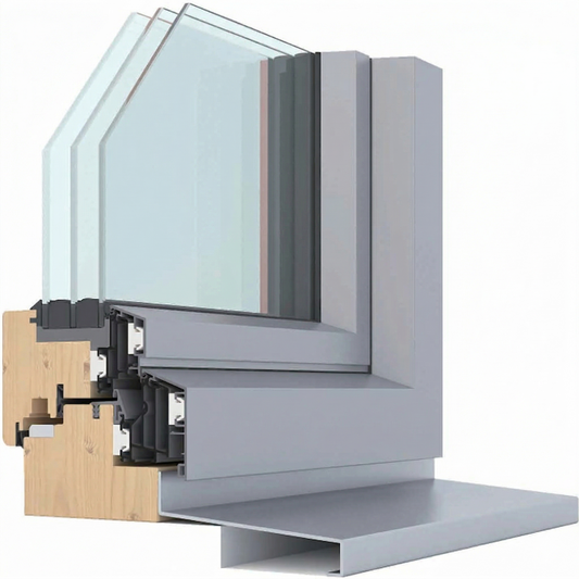 T120TA timber alu clad window