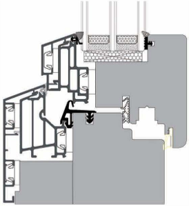 T120TA timber alu clad window
